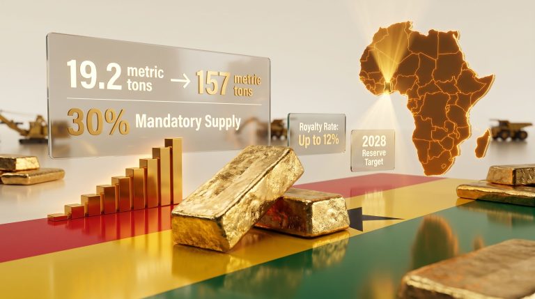 Ghana demands more gold from miners infographic