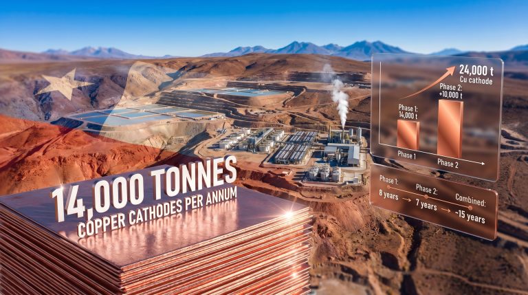 Operational Continuity and Modification of the Sagasca Mining Project infographic