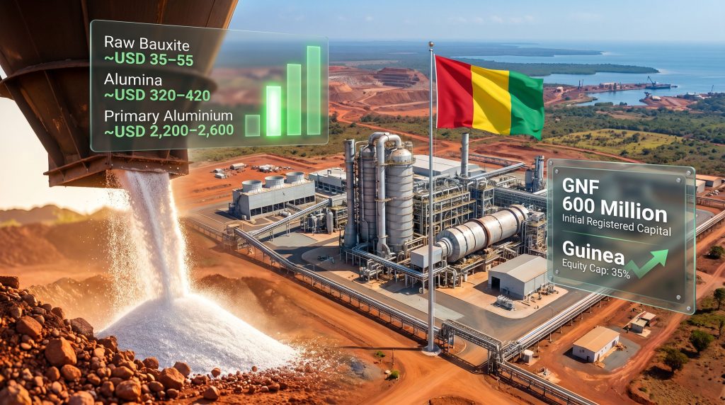 Chalco Guinea alumina project refinery overview