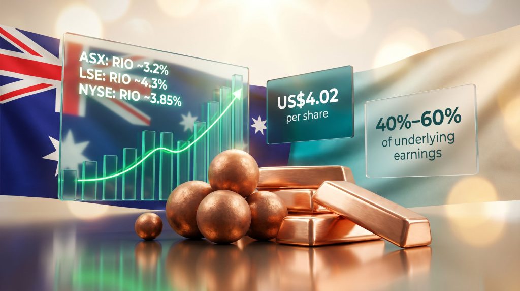 Rio Tinto dividend yield and copper growth