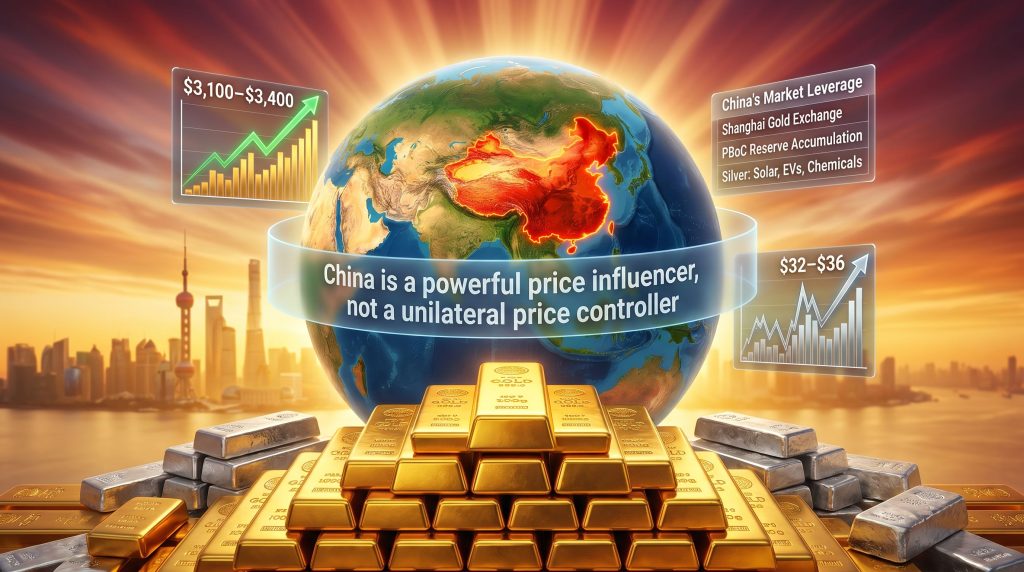 China's role in the precious metals market infographic