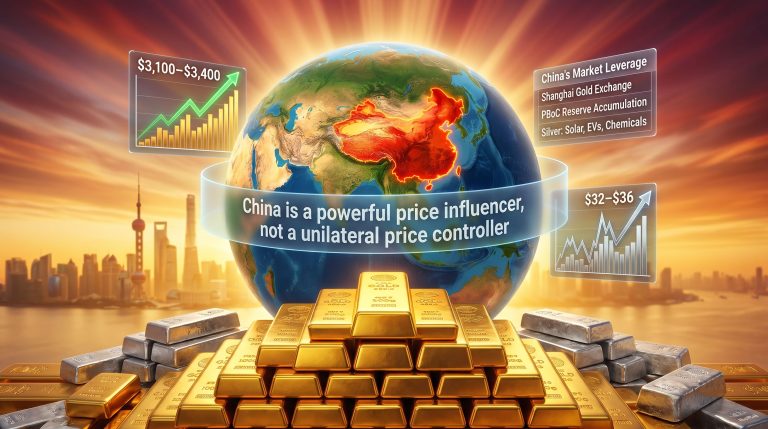 China's role in the precious metals market infographic