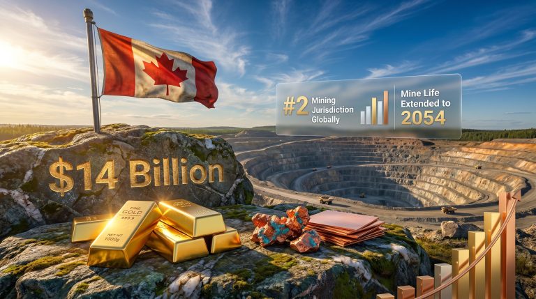 Agnico Eagle Ontario investment 14 billion mining assets infographic