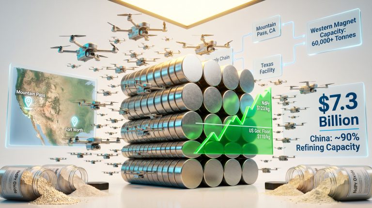MP Materials rare earth magnets demand Iran war surge