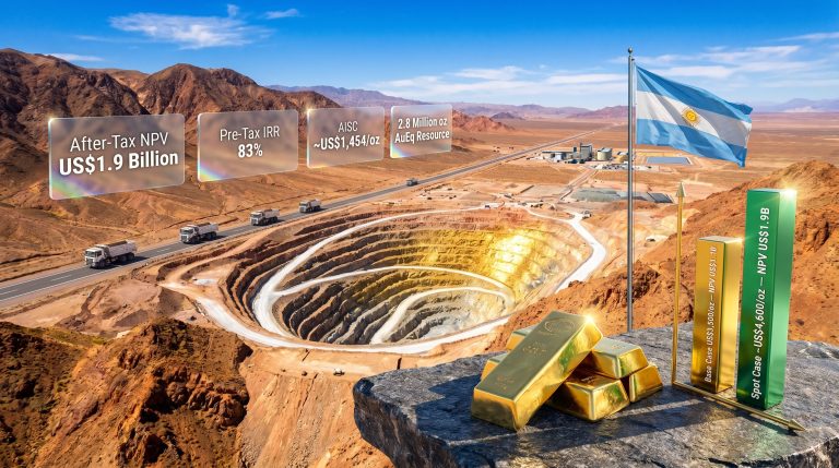 Hualilan gold project low-cost startup mine overview