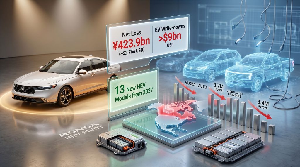 Honda pulls back from EVs due to consumer trends infographic