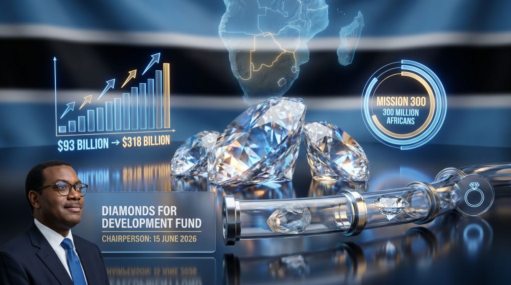 Akinwumi Adesina Diamonds for Development Fund chairperson announcement