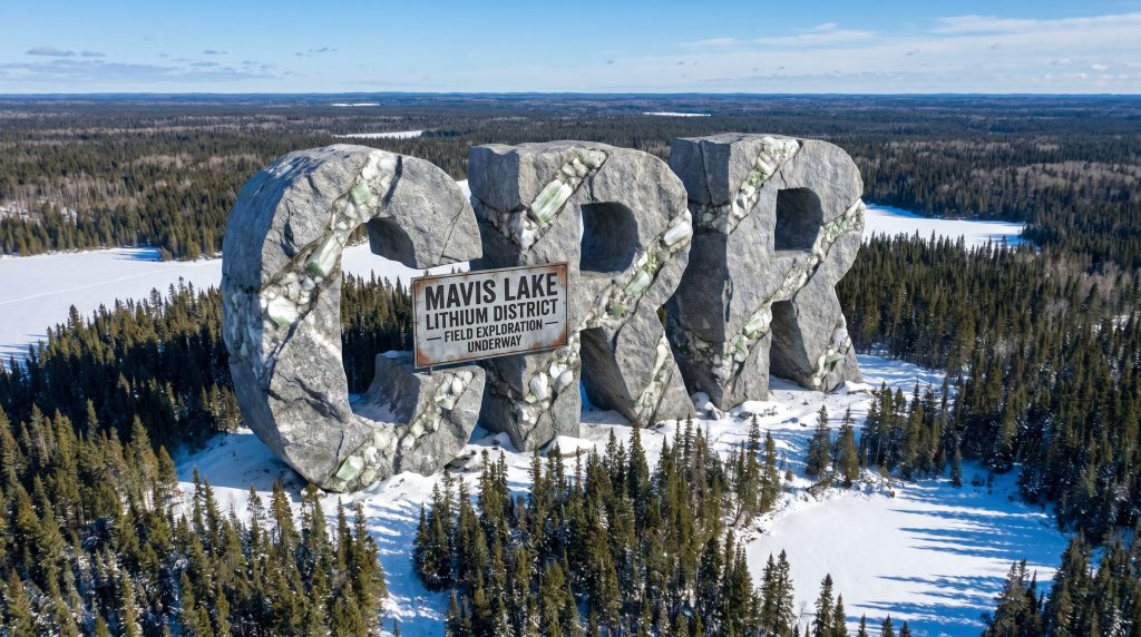 Critical Resources Ltd-CRR-Mavis Lake lithium district field exploration sign