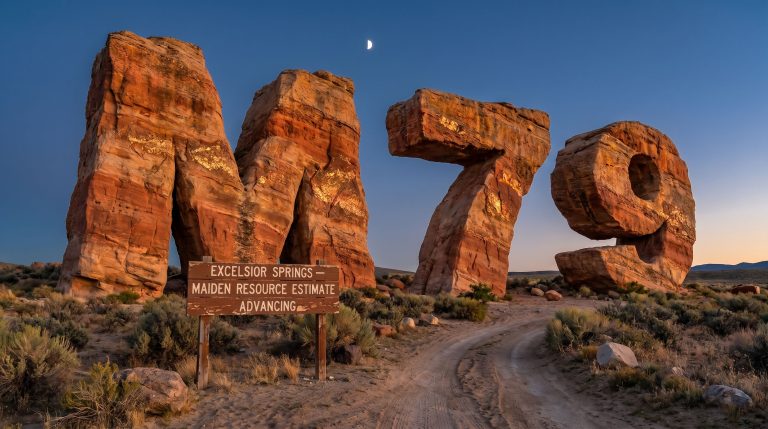 Mammoth Minerals Ltd-M79-Excelsior Springs maiden resource estimate advancing sign