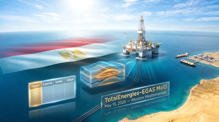 TotalEnergies EGAS offshore Egypt exploration MoU illustration