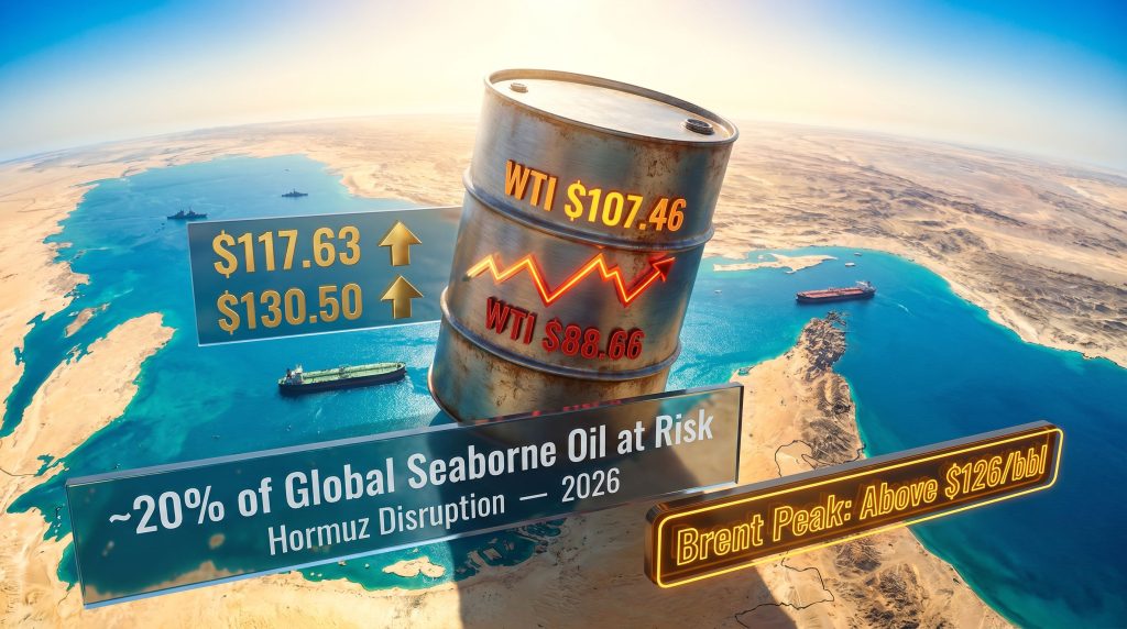 oil prices whipsaw as U.S.-Iran conflict shakes markets map graphic