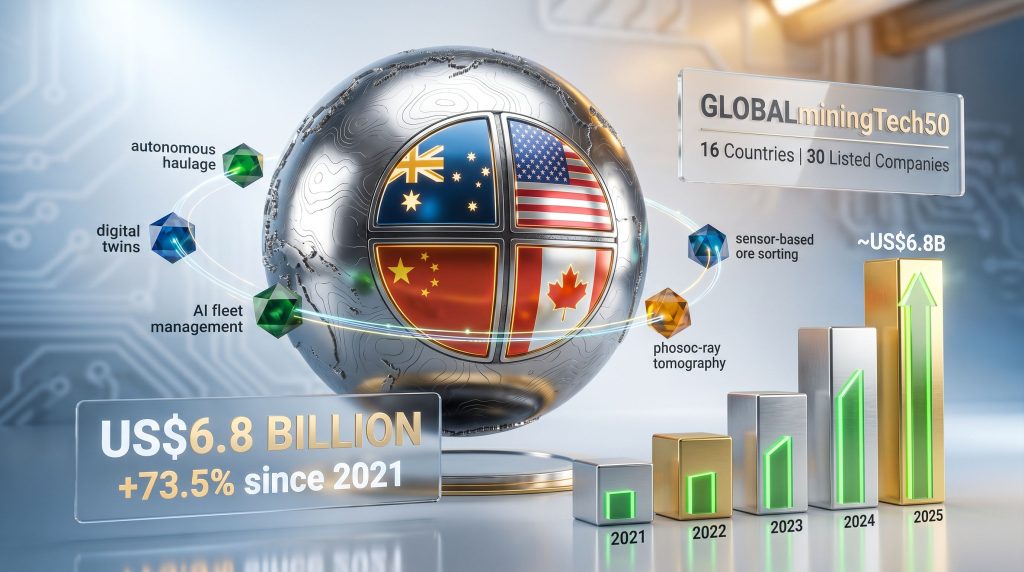 GLOBALminingTech50 mining technology companies growth infographic
