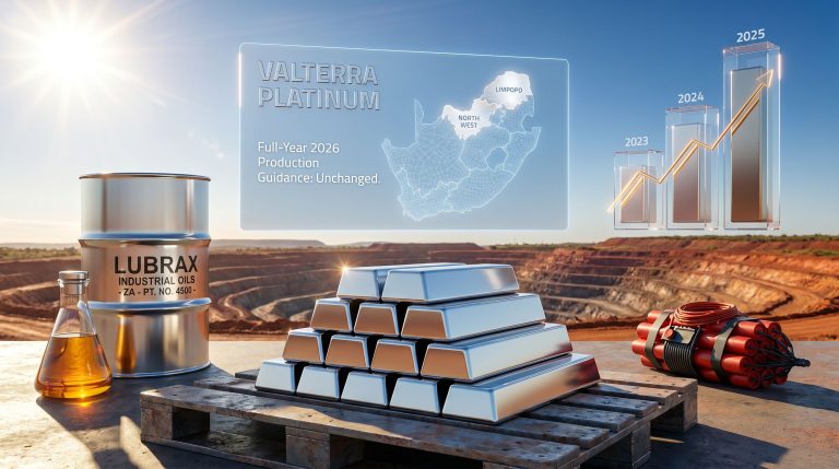 Valterra Platinum input inventories Middle East conflict chart