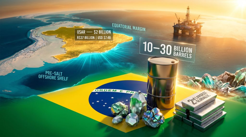 Lula Brazil oil and rare earths strategy infographic