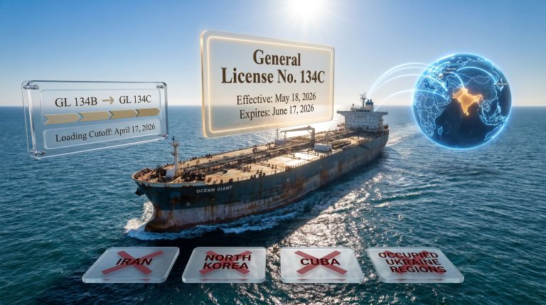 US extends sanctions waiver for Russian oil tanker at sea