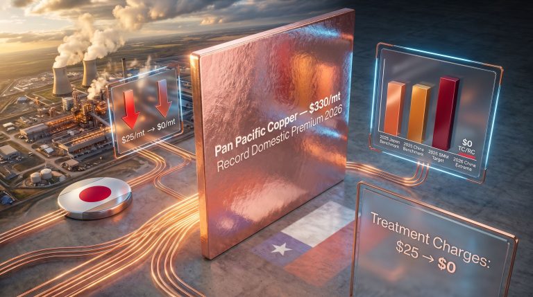 Sumitomo Metal copper treatment charges hit zero