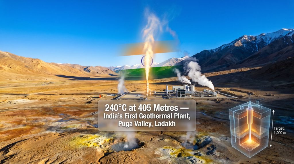 Ladakh geothermal energy project in Puga Valley