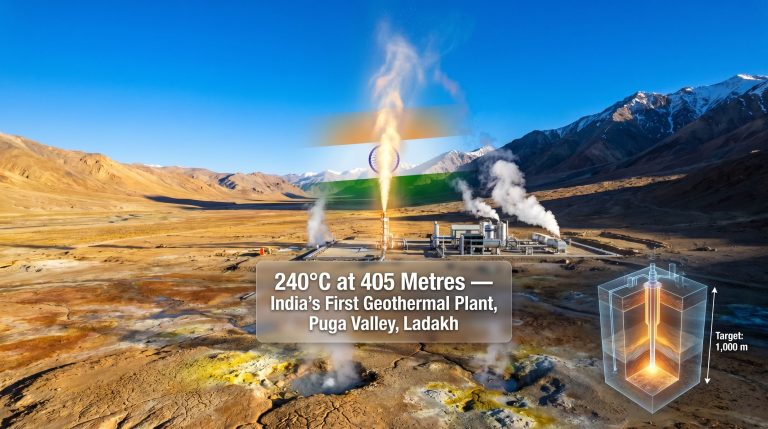 Ladakh geothermal energy project in Puga Valley