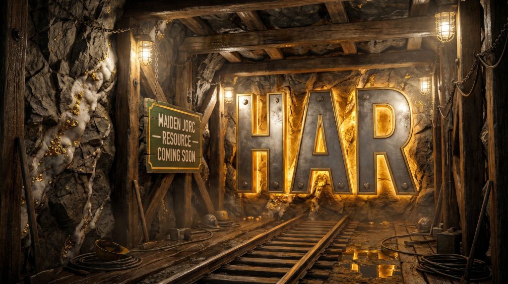 Haranga Resources Ltd-HAR-Maiden Jorc Resource mining tunnel teaser