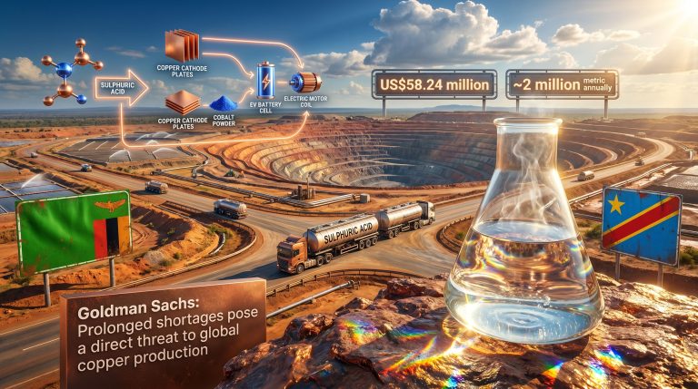 Zambia sulphuric acid exports to DR Congo infographic