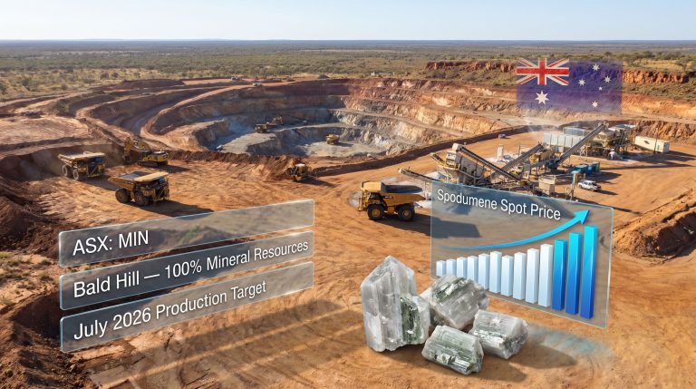 MinRes Bald Hill lithium mine restart graphic