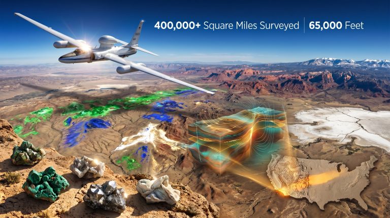 NASA hyperspectral mineral mapping of the American West aerial survey
