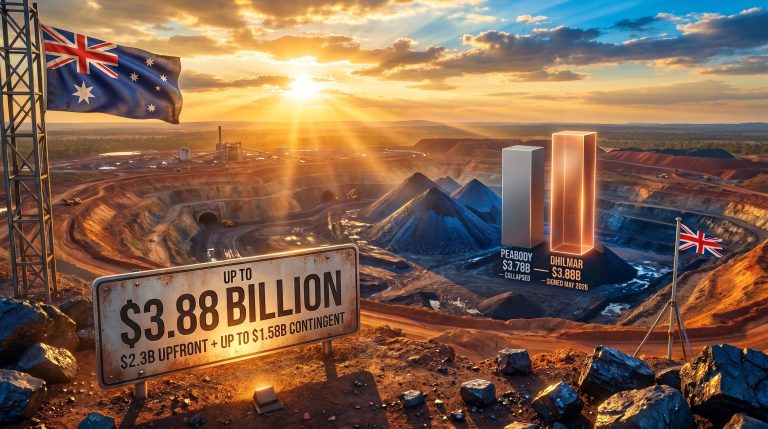 Anglo American Australian coal mines sale infographic