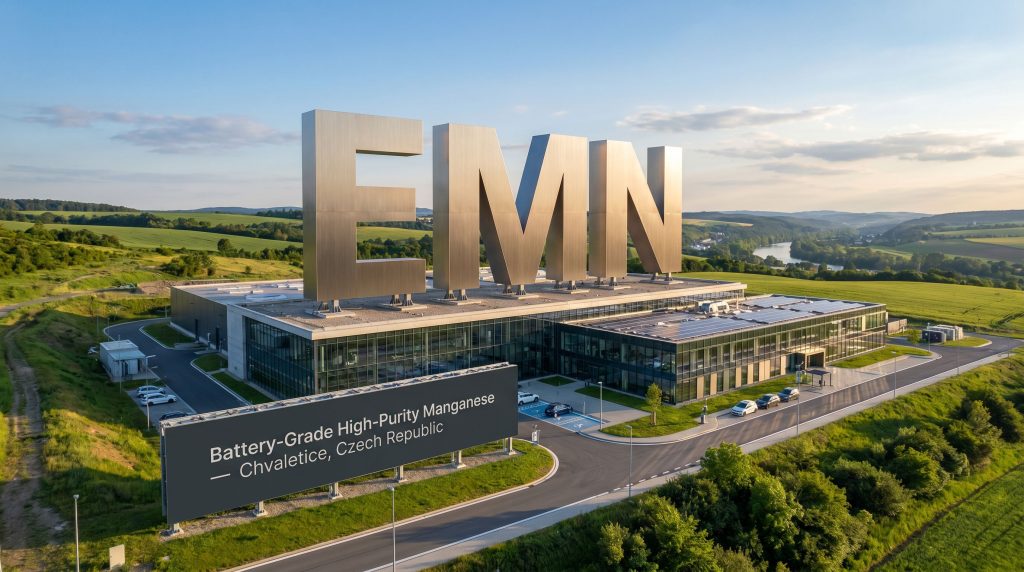 Euromanganese Chess Depositary Interests 1:1-EMN-Battery-Grade High-Purity Manganese EMN facility exterior