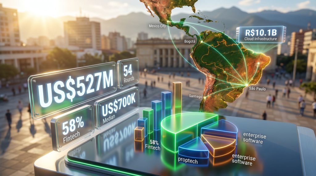 LatAm investment week by the numbers infographic map