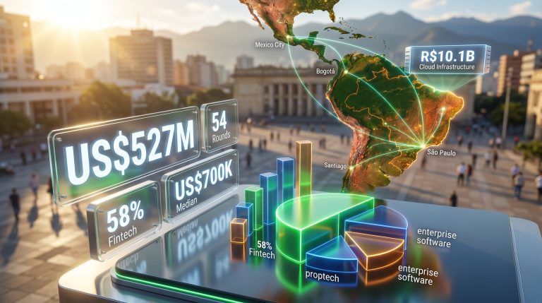 LatAm investment week by the numbers infographic map