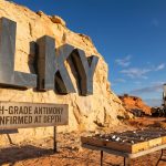 Locksley Resources Ltd-LKY-LKY antimony drilling site in desert