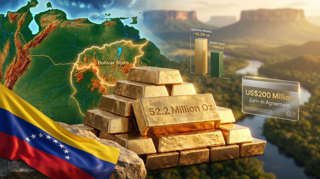 Richard Warke Siembra Minera Venezuela gold reserves map