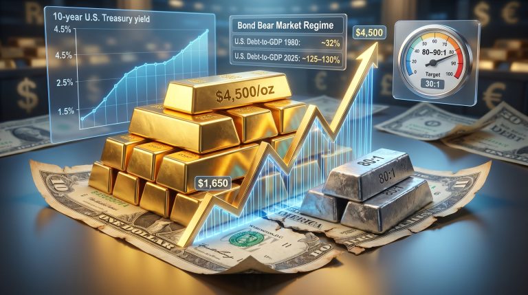 bond bear market and gold and silver surge