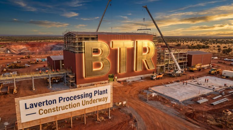 Brightstar Resources Ltd-BTR-BTR Laverton processing plant construction site