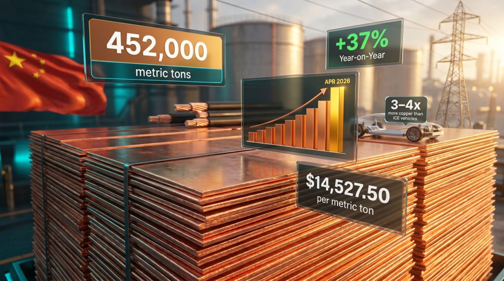 China refined copper imports rise on demand pull infographic