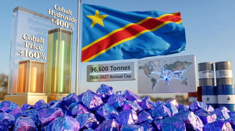 Congo cobalt export quotas and price surge