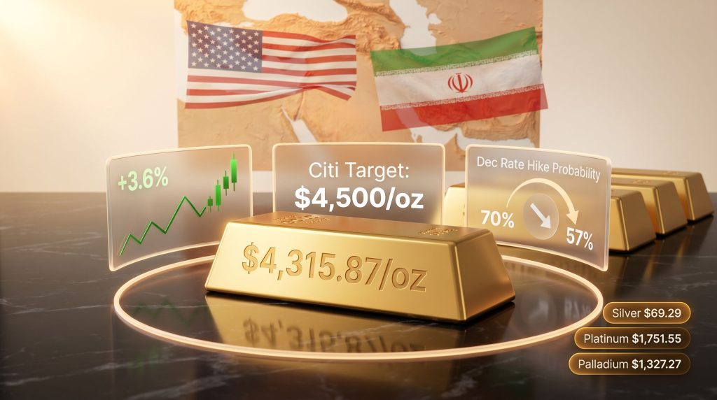 gold prices US-Iran peace deal impact