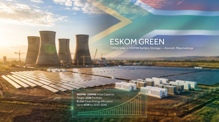Eskom Green renewable energy unit solar project