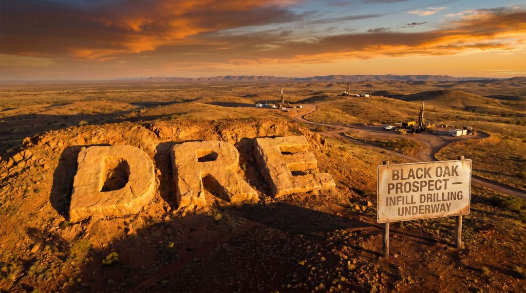 Dreadnought Resources Ltd-DRE-DRE Black Oak Prospect drilling site