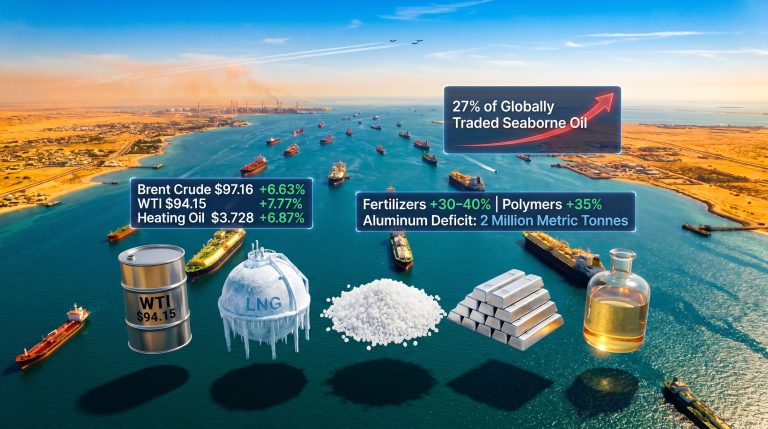 top 5 commodities impacted by the Iran war
