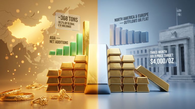 Asian gold ETFs continue to add holdings amid Western outflows