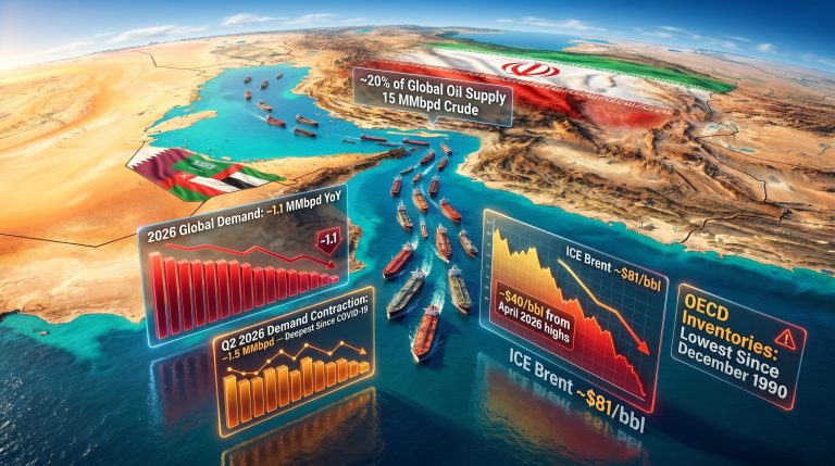 IEA cuts oil demand outlook as Strait of Hormuz reopening nears map graphic