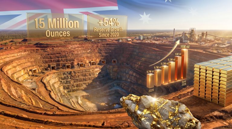 Kalgoorlie Super Pit gold reserves growth infographic