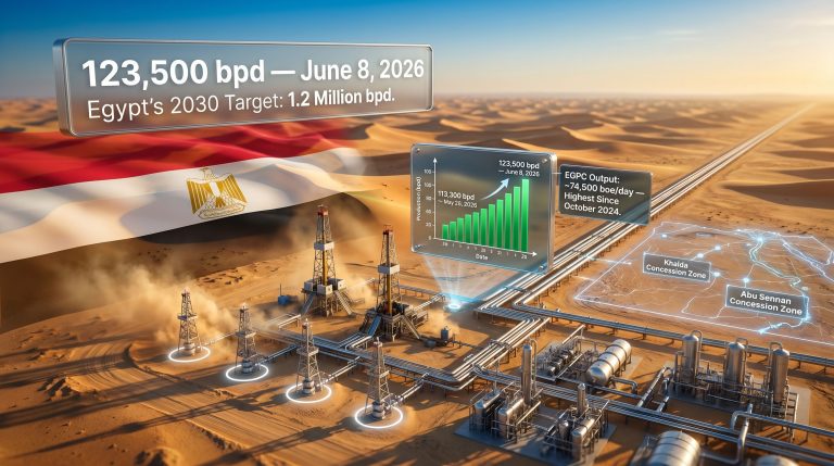 Egypt Western Desert oil production increase infographic