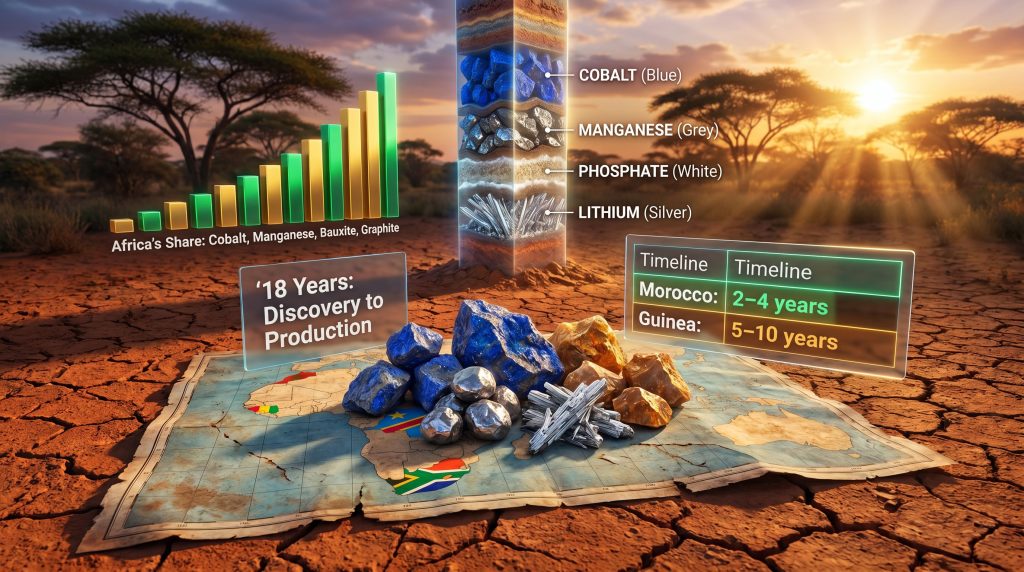 Africa mining investment conditions and mineral timelines