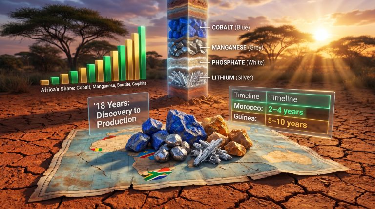 Africa mining investment conditions and mineral timelines