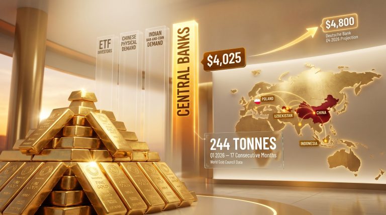Central bank gold buying and the gold price floor infographic