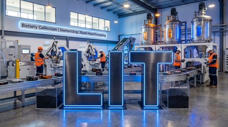 Livium Ltd-LIT-Lithium battery recycling processing facility interior