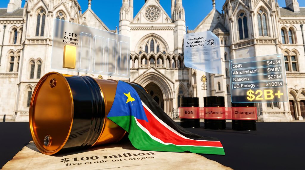 South Sudan BB Energy oil cargoes London ruling illustration