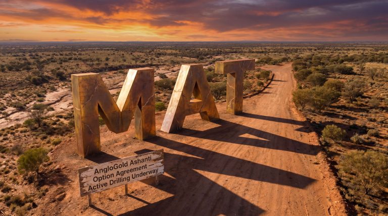Matsa Resources Ltd-MAT-MAT desert exploration site at sunset